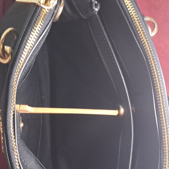 🎁 NEW Coach Etta Black Leather Shoulder/Crossbody Excellent Condition - Picture 15 of 16